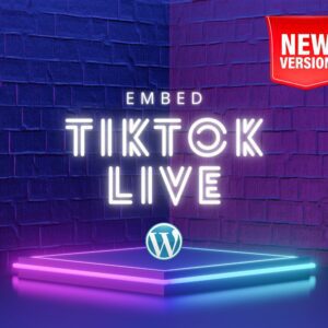 embed tiktok live for wordpress logo